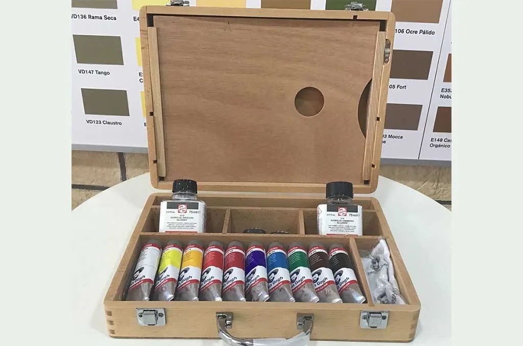 Caja pinturas óleo Decorxabia