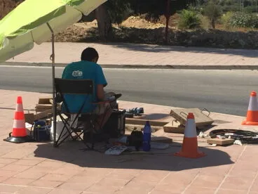 Instalación fibra Blu