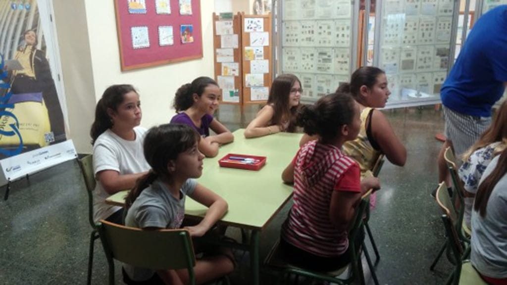 Alumnos del colegio Vicente Tena de Jávea