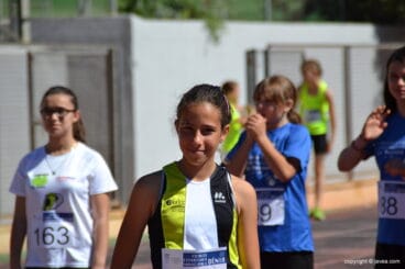 Atleta javiense antes de una carrera
