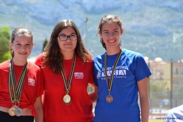 Atleta javiense en el podium