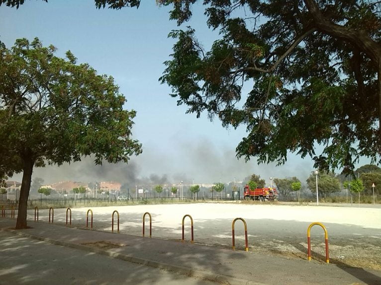 Autobomba de bomberos en Jávea