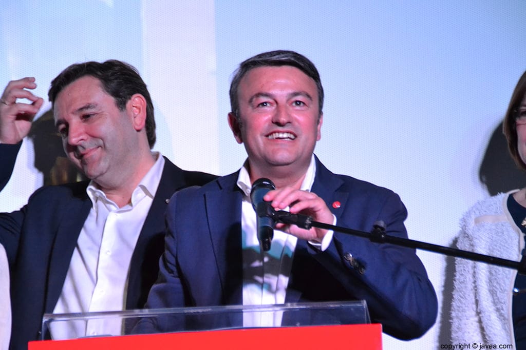 José Chulvi durante un discurso