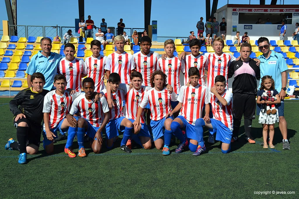 Equipo de Jávea campeón en Fútbol
