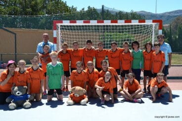 Equipo de Xàbia de balonmano