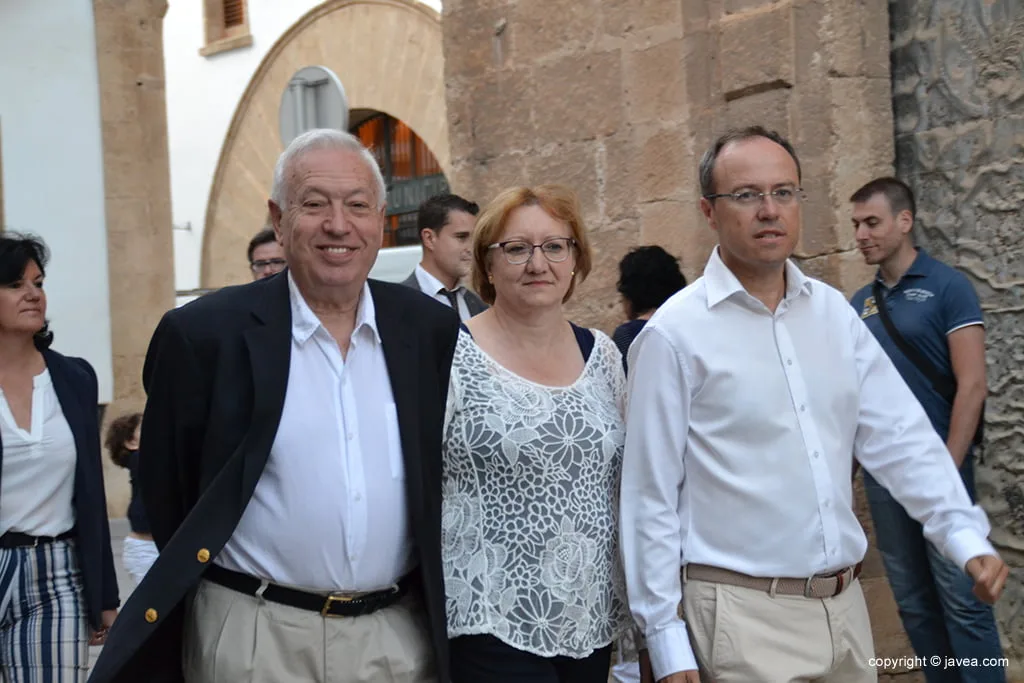 García Margalló con Tere Ern y Alberto Tur