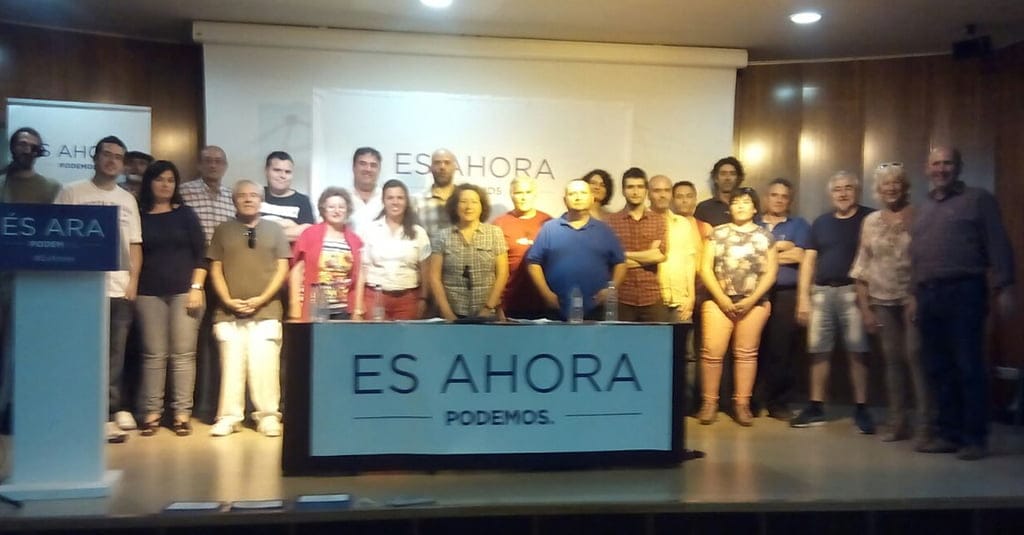 Integrantes  del Círculo Podemos Xàbia