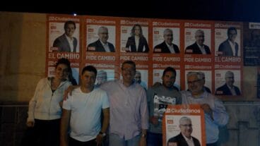 Juan Carlos Generoso y su equipo de Ciudadanos