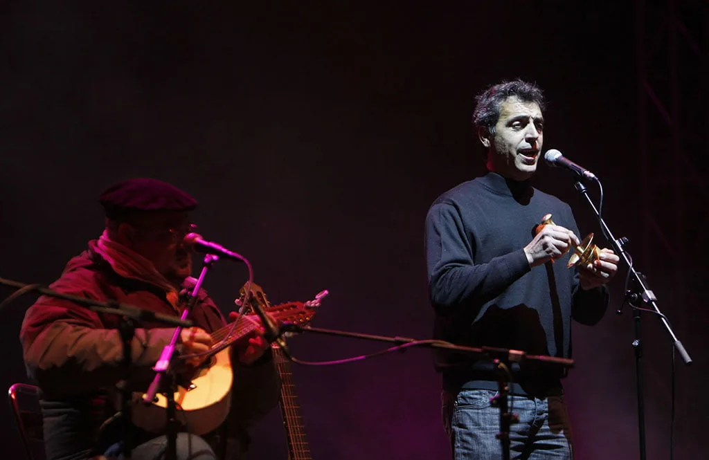 Pep Gimeno durante un concierto