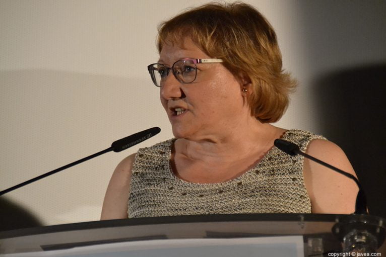 Teresa Ern durante su discurso