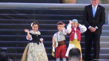 Proclamación infantil Fogueres Xàbia 2015 – Corte de honor infantil