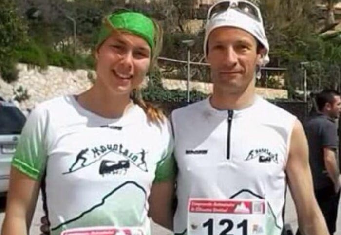 Aine Sentous junto a Isacc Díaz en el autonómico