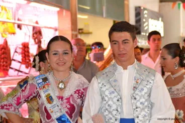Carmen Catalá en el mercado