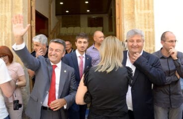 José Chulvi a la salida del Ayuntamiento