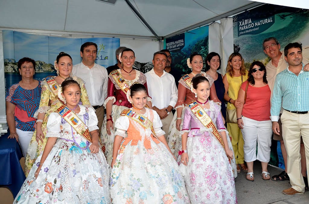 José Chulvi en el stand de Jávea