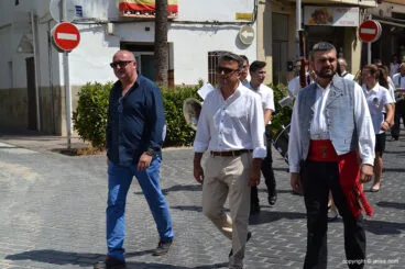 José Chulvi junto a Ortolá y Jaime Escudero