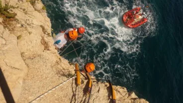Simulacro rescate por mar
