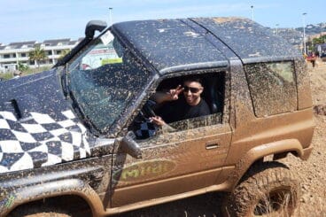Uno de los participantes en el 4X4
