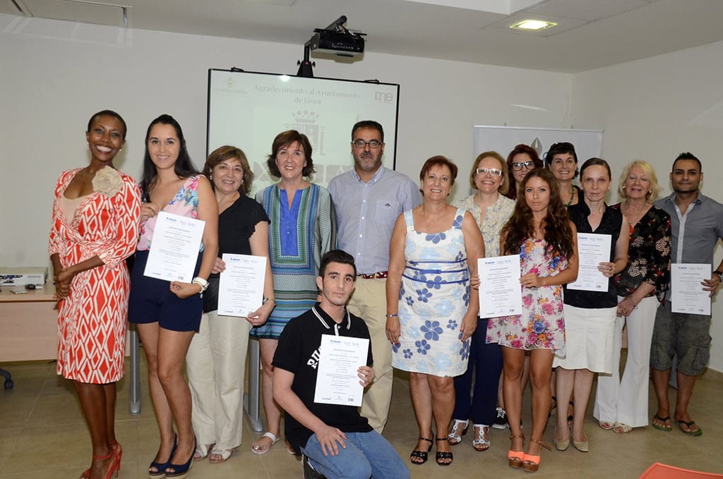 Acto de clausura del curso de Turismo y Hostelería