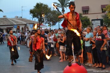 Boato Abanderada mora equlibristas con fuego