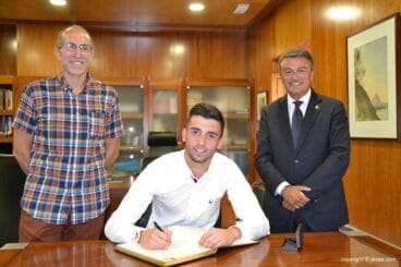 Colomer, Sivera y Chulvi en el despacho de alcaldía