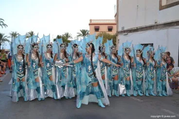 Filà Trabuquers escuadra mujeres completa