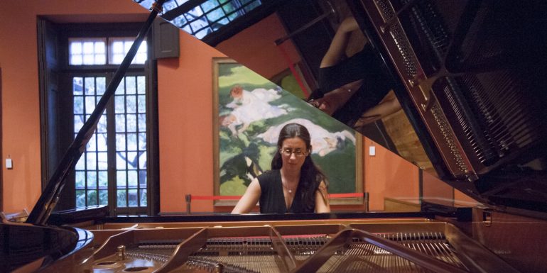 Marta Espinós con su piano