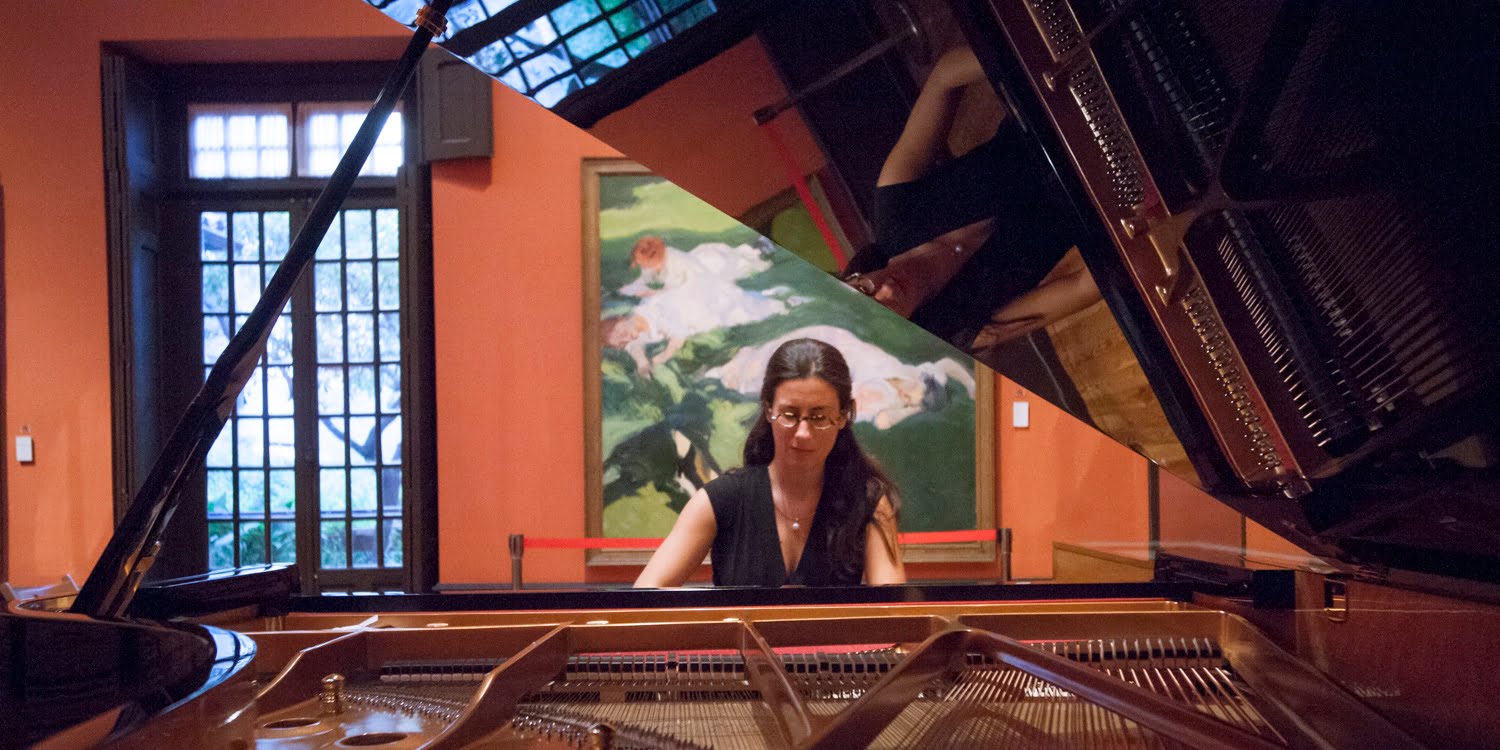 Marta Espinós con su piano