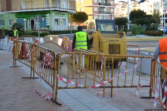 Reparación de aceras en Jávea