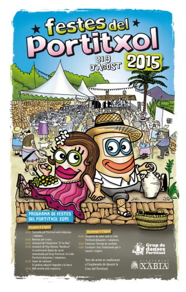 cartel de las fiestas del Portitxol