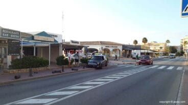 Accidente Avenida Arenal Jávea