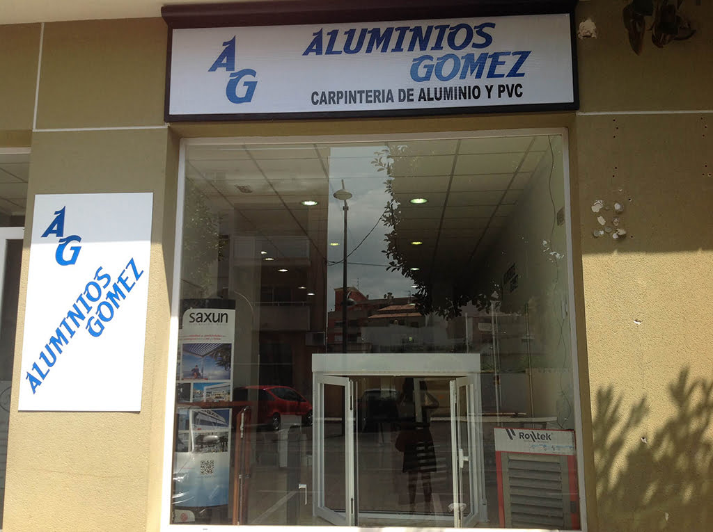 Aluminios Gómez nueva exposición