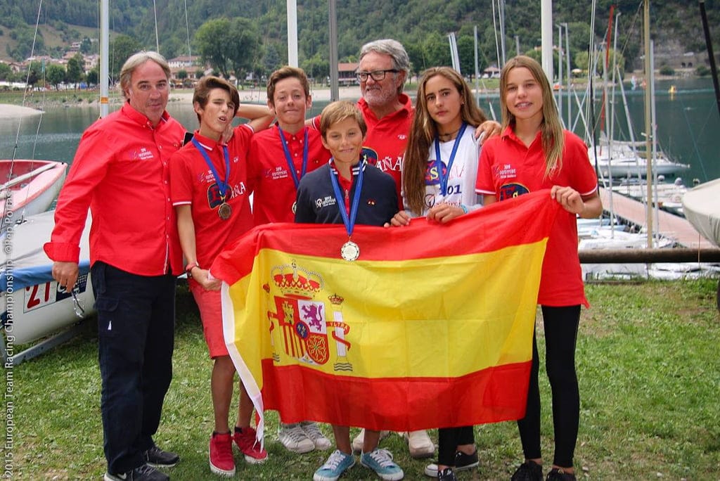 El equipo español al completo