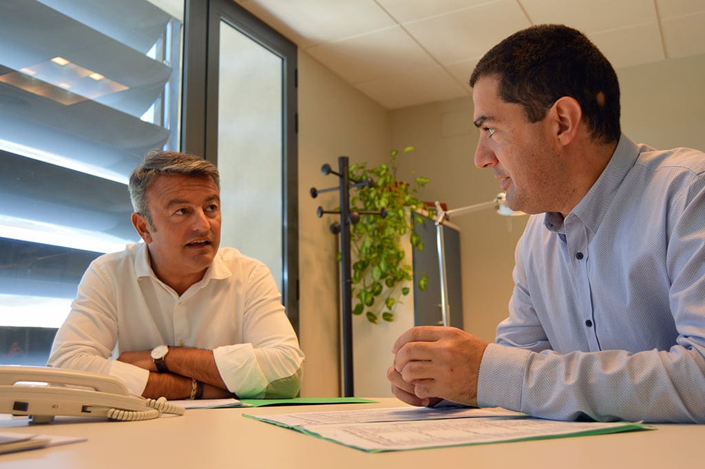 José Chulvi en la comisión de trabajo de la Diputación