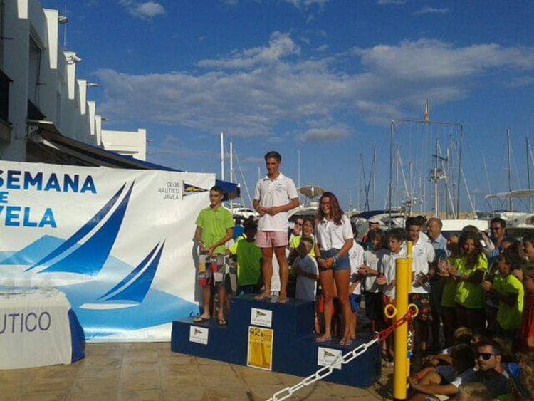 José Luis Boronat en el podium
