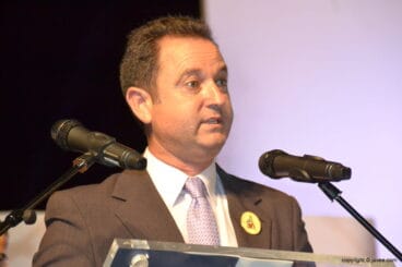 Juanjo José García en su discurso