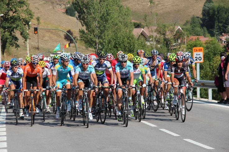 Peloton de la Vuelta Ciclista a España