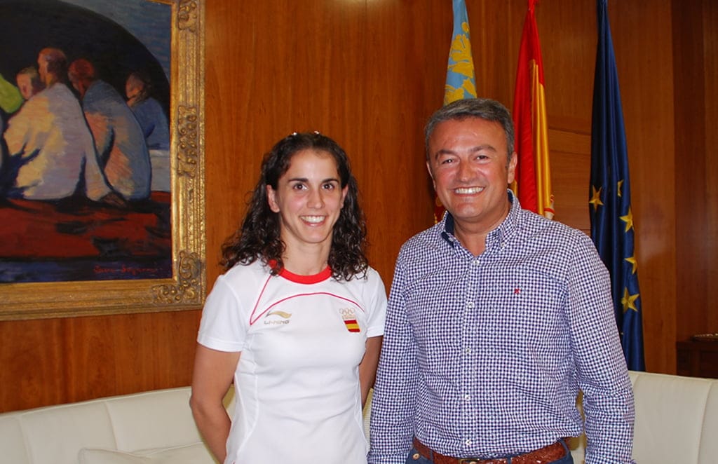 Sara Raminez con José Chulvi