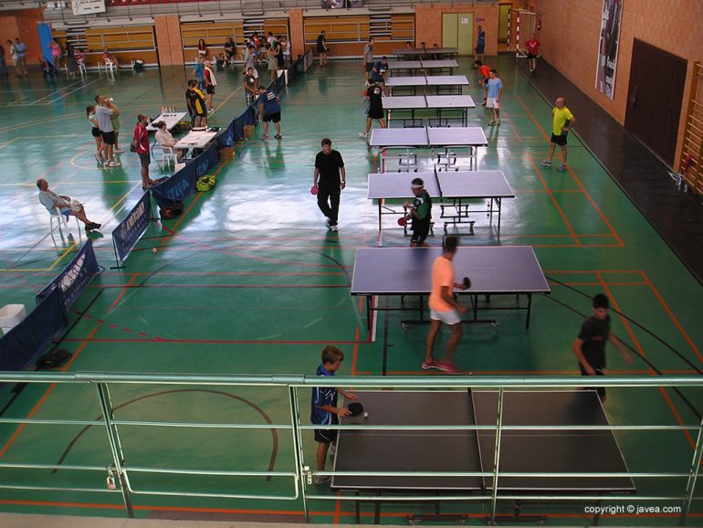 Torneo de Tenis de Mesa en Jávea