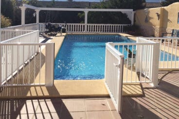 Valla piscina Aluvent