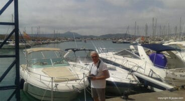 Vicent Domenech en el puerto