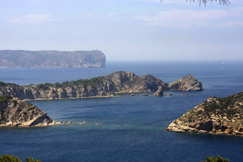 Vista del Cap Prim en Xàbia