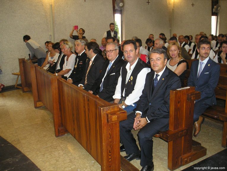 Autoritats a la missa del Loreto