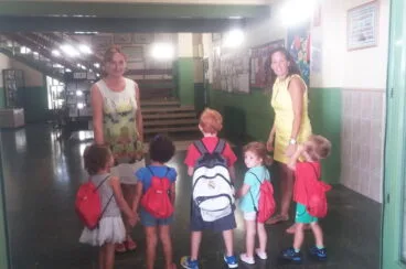 Escola Matinera en el colegio Vicente Tena