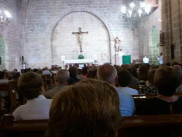 Iglesia de San Bartolomé en la despedida de Don julián