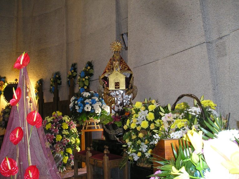 A Virgem de Loreto no templo
