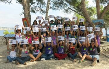 Representantes de las asociaciones feministas de la Marina Alta