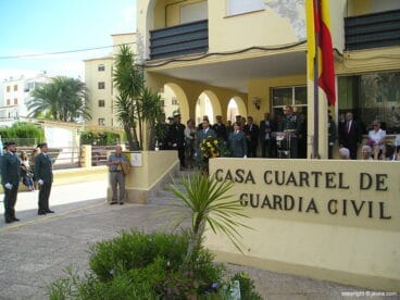 Comienzo del actos a los caídos