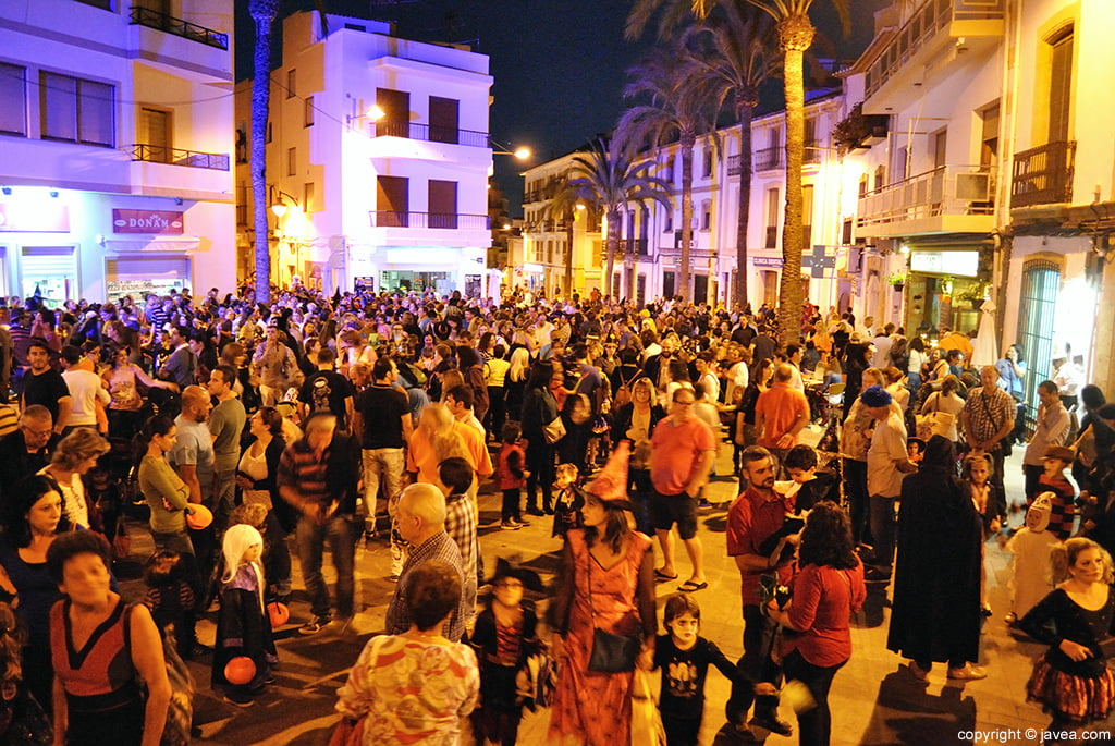Celebración de la fiesta de Halloween en Xàbia