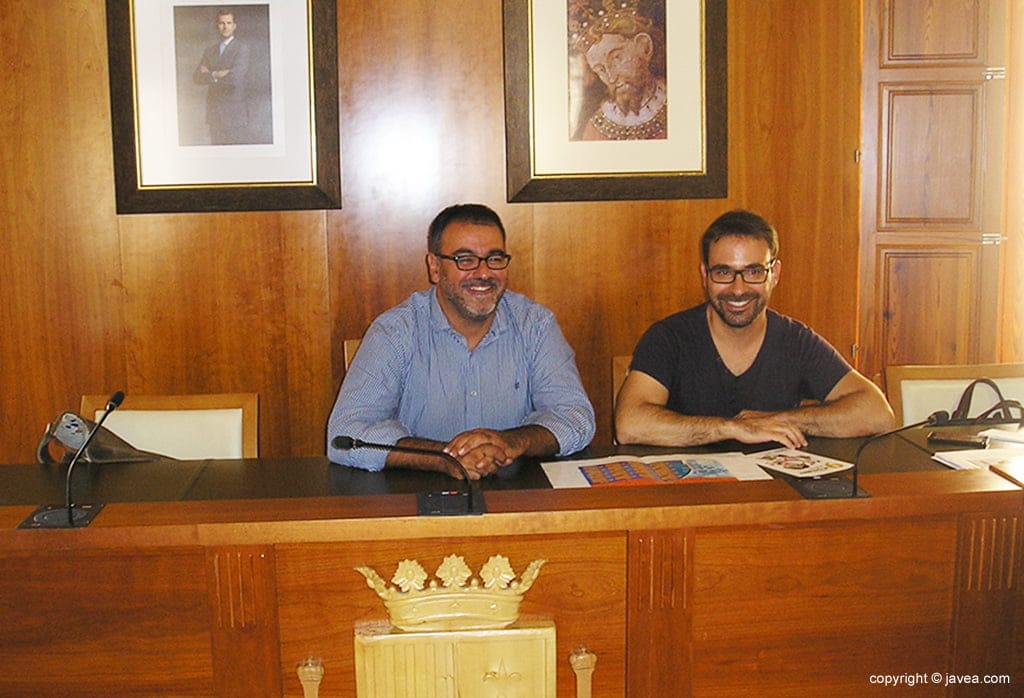 Cesc Camprubí y Jaime Más en la presentación de La Mar de Tapes